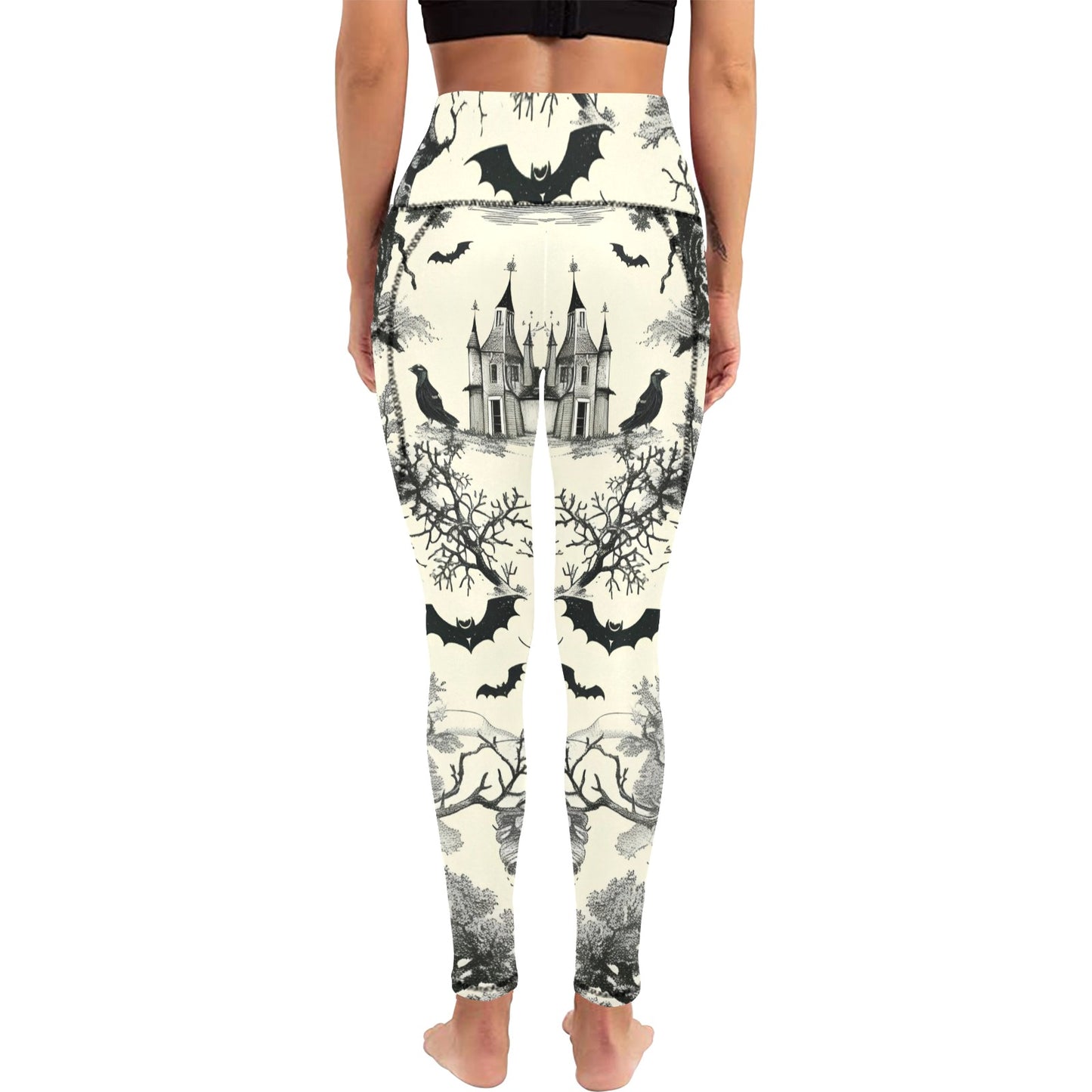 Halloween Time Women's  Leggings with Pockets