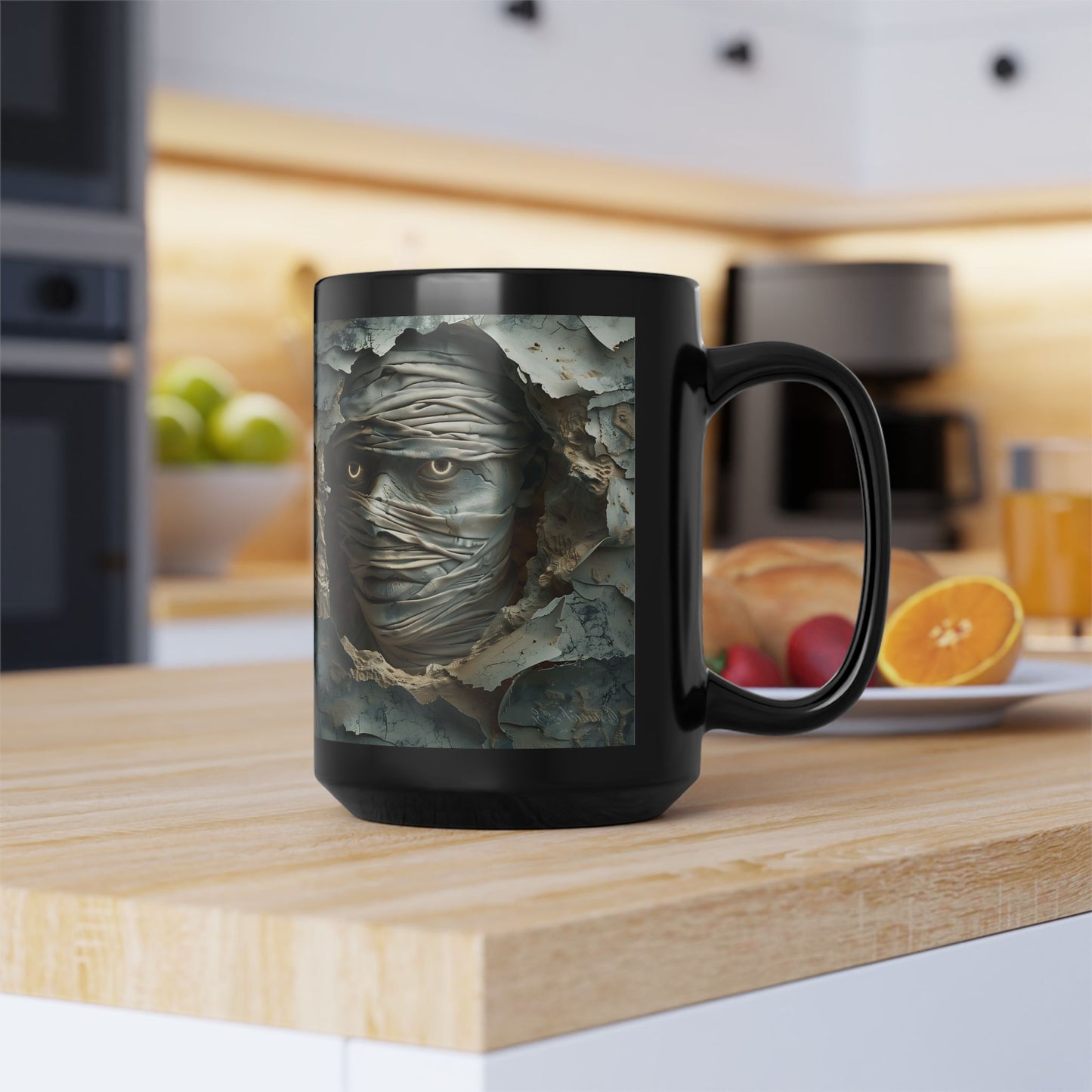 Mummy 3 Black Mug (15oz)