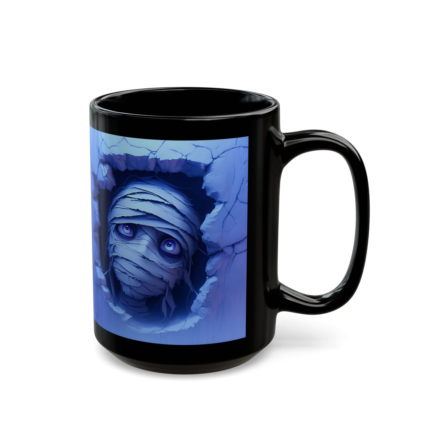 Mummy 8 Black Mug (15oz)