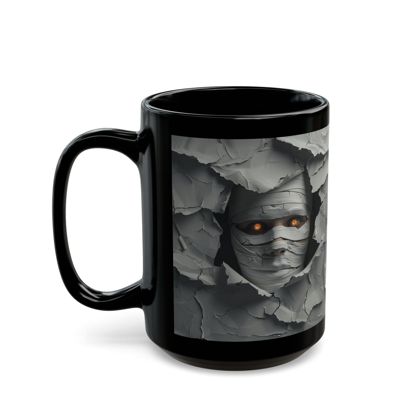 Mummy Black Mug (15oz)