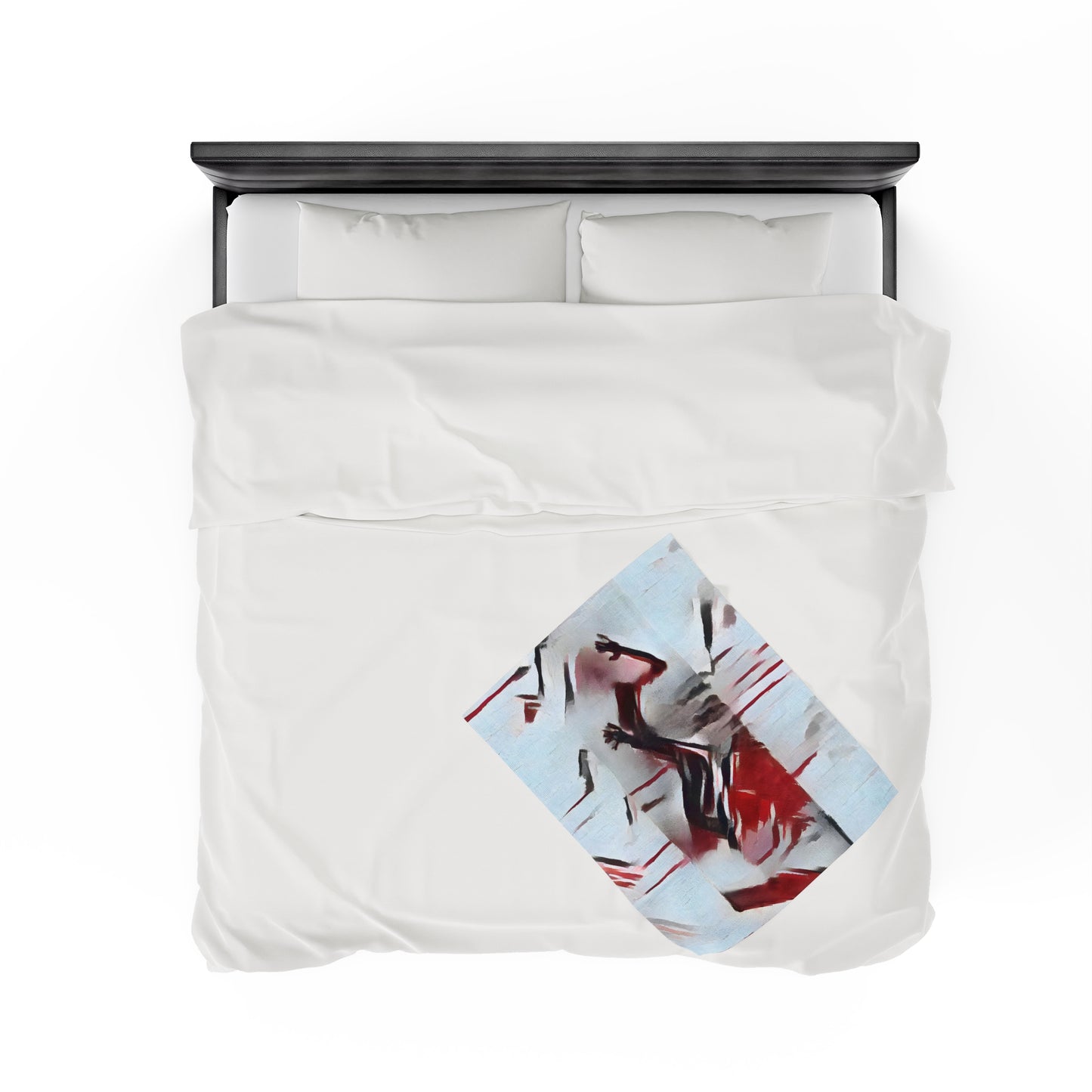 Trapped Series Velveteen Plush Blanket