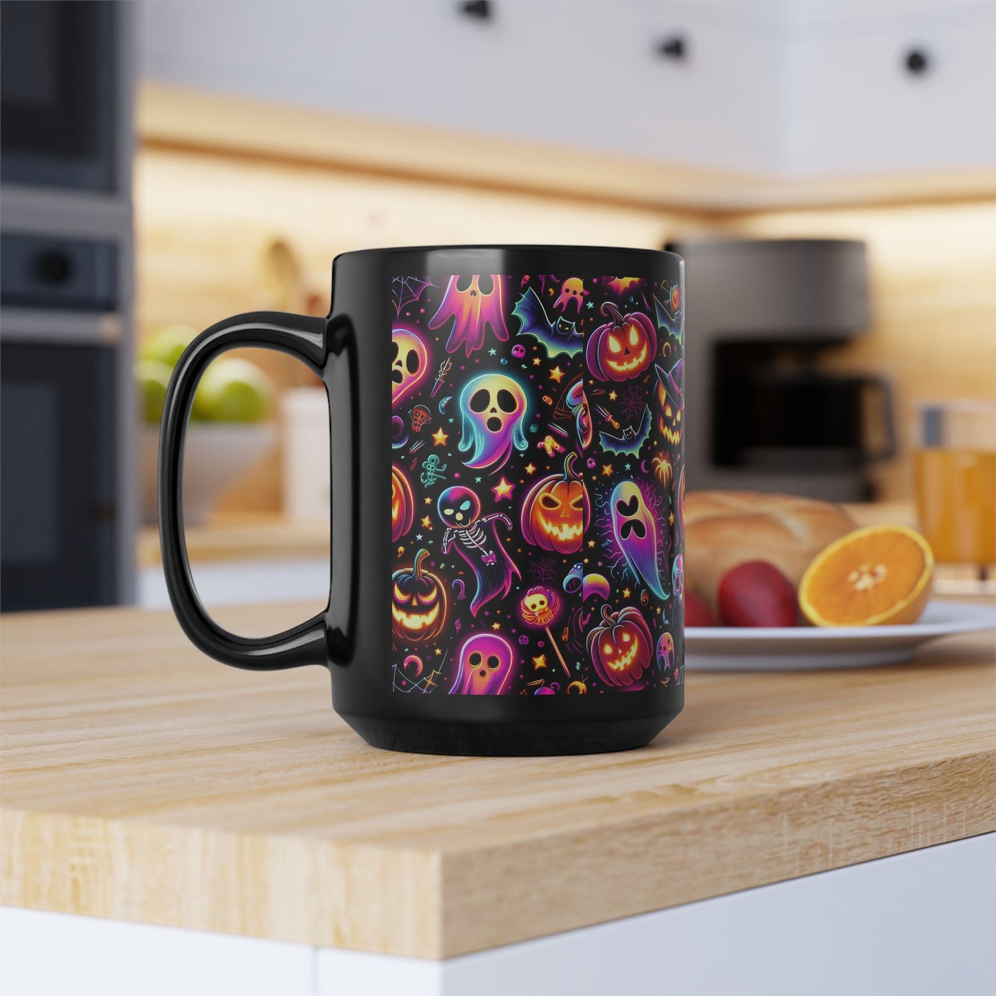 Halloweenish 2 Black Mug (15oz)