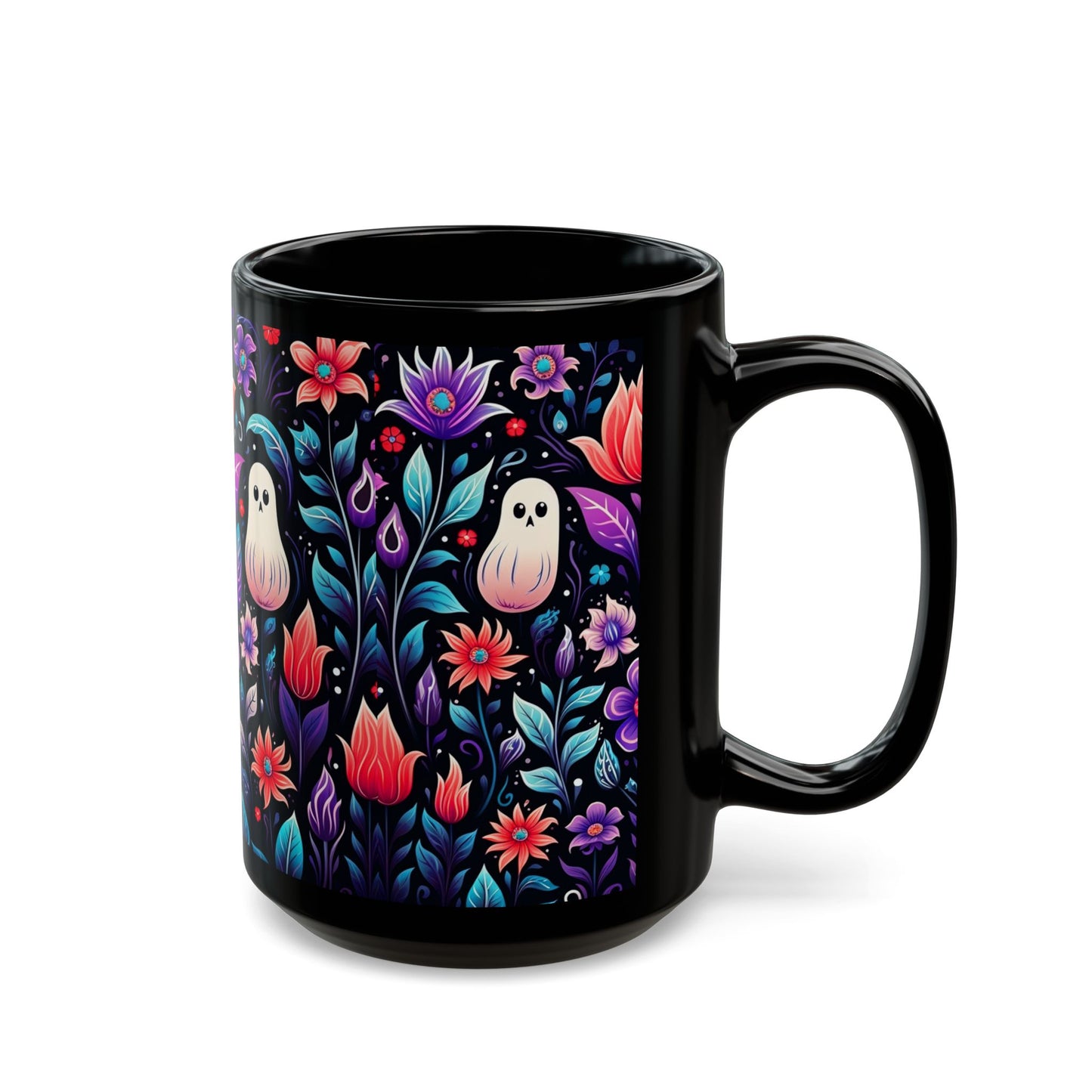 Halloween Boho Black Mug (15oz)