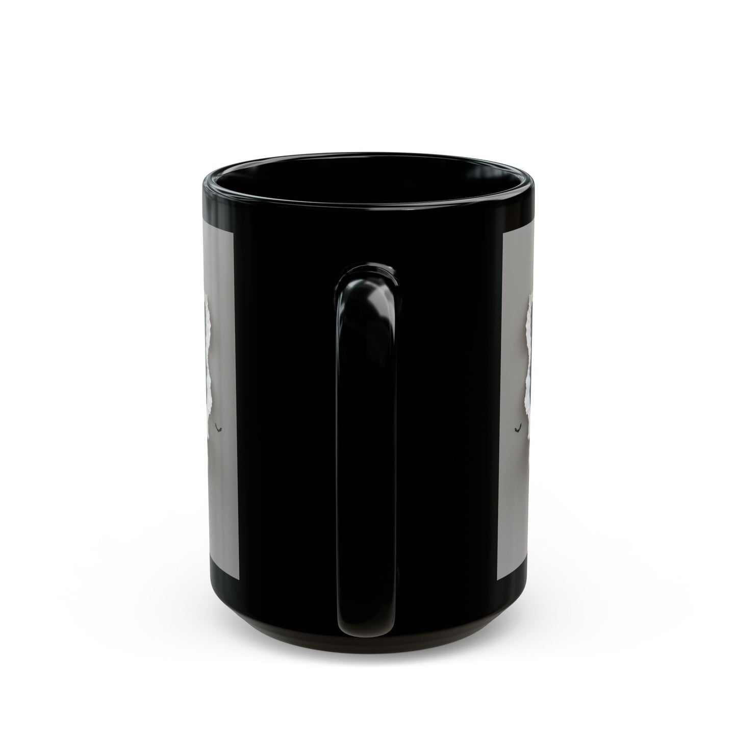 3D Skeleton Black Mug (15oz)