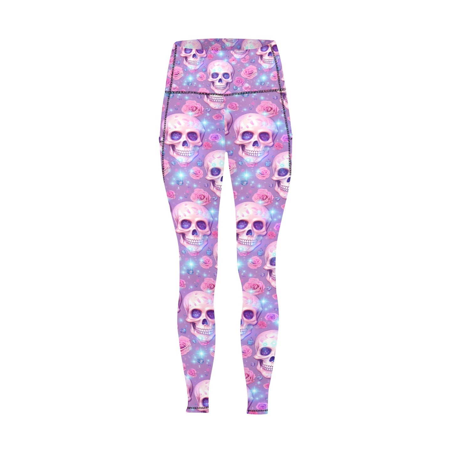 Pastel Halloween Women's Leggings with Pockets