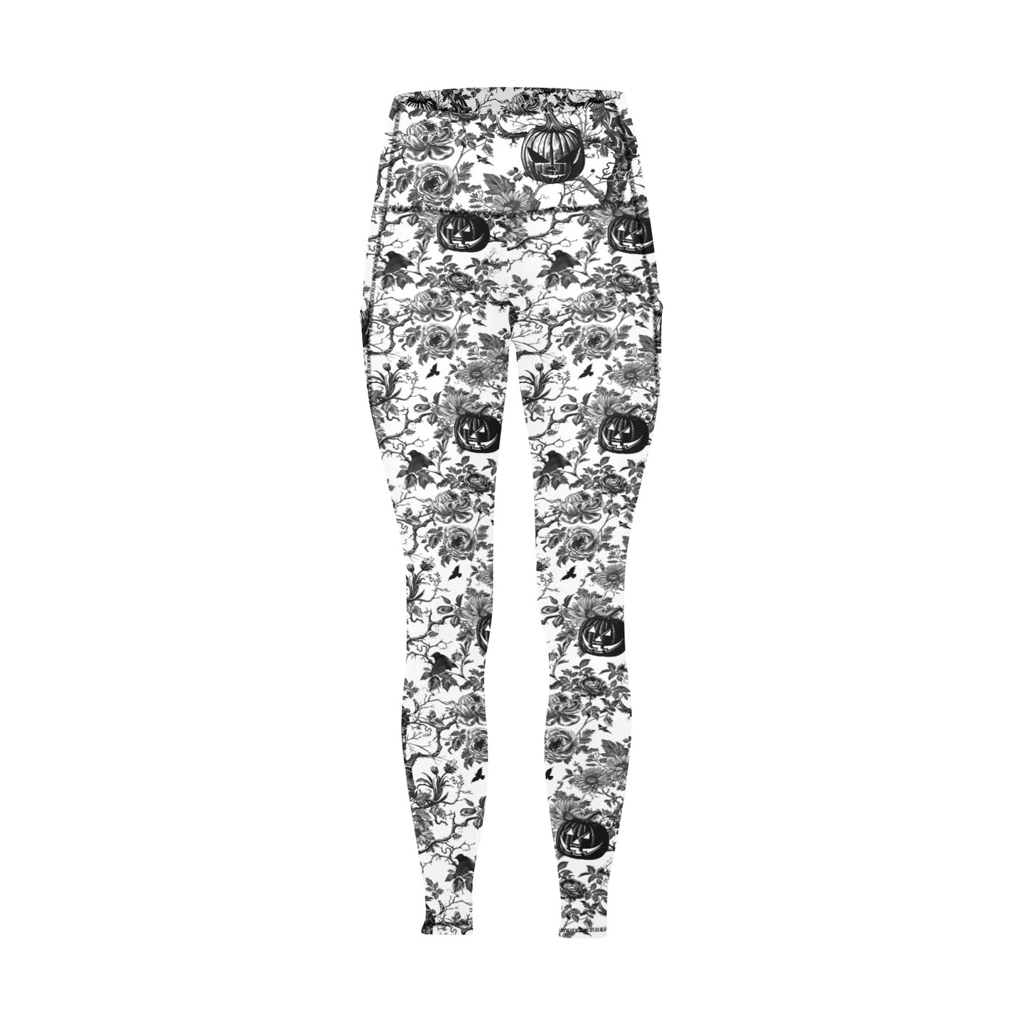 Halloween Time Again Women's  Leggings with Pockets