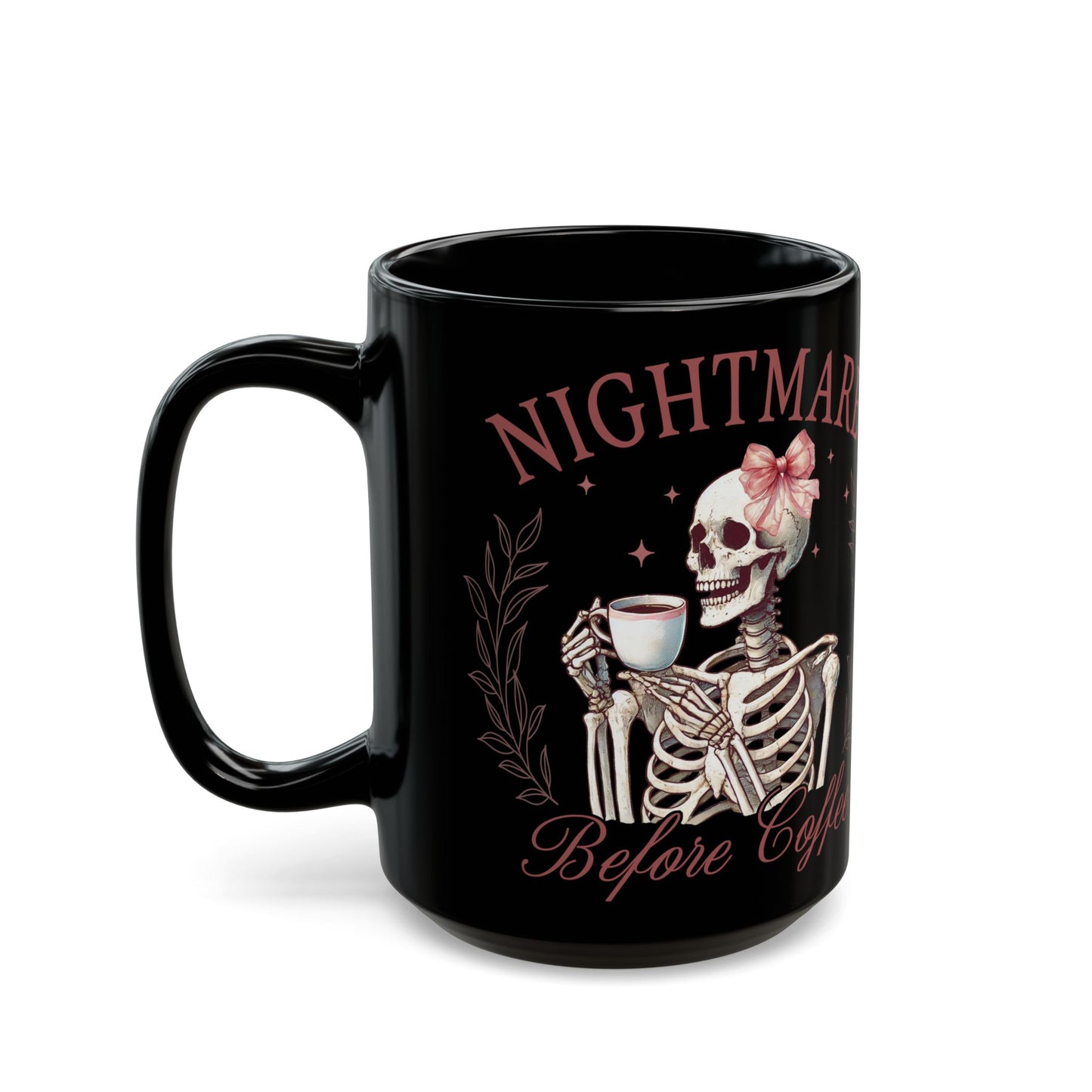 Nightmare Before Christmas Black Mug (15oz)