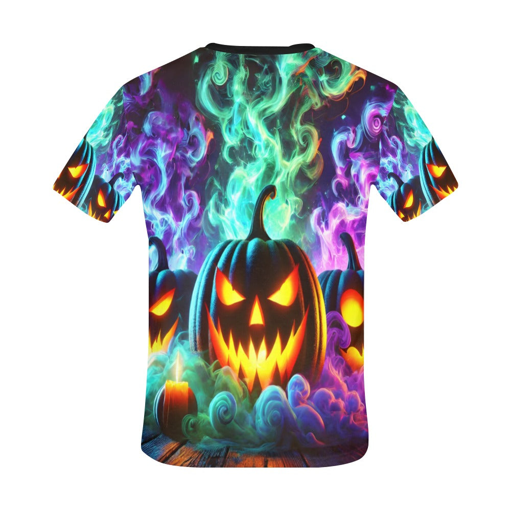 Colorful Pumpkins T-Shirt for Men (USA Size)