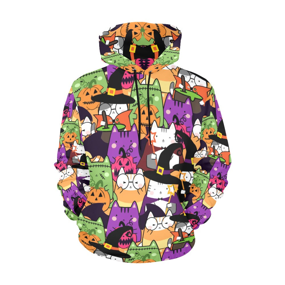 Halloween Cats  Hoodie for Women (USA Size)