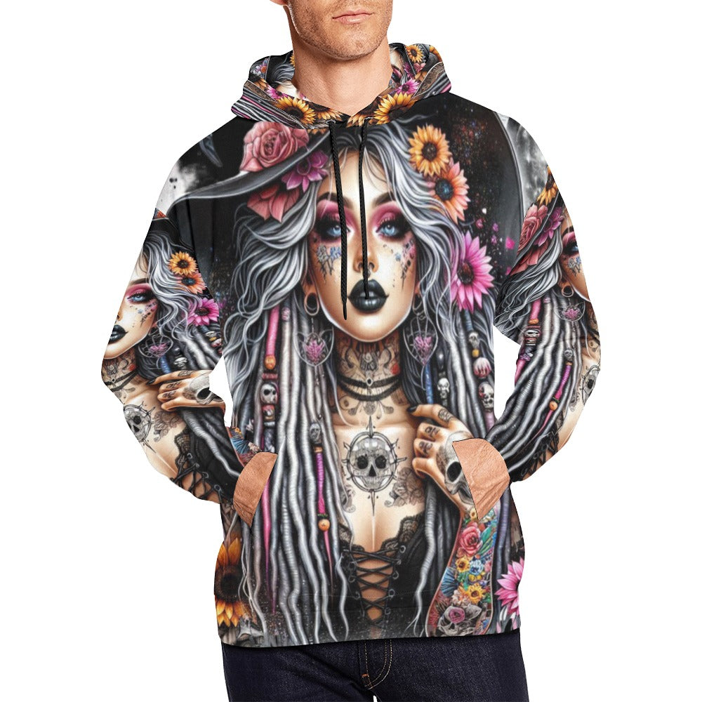 Witch Girl Hoodie for Men (USA Size)