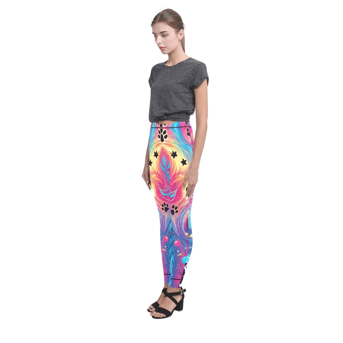 Rainbow Paws  Women's Leggings