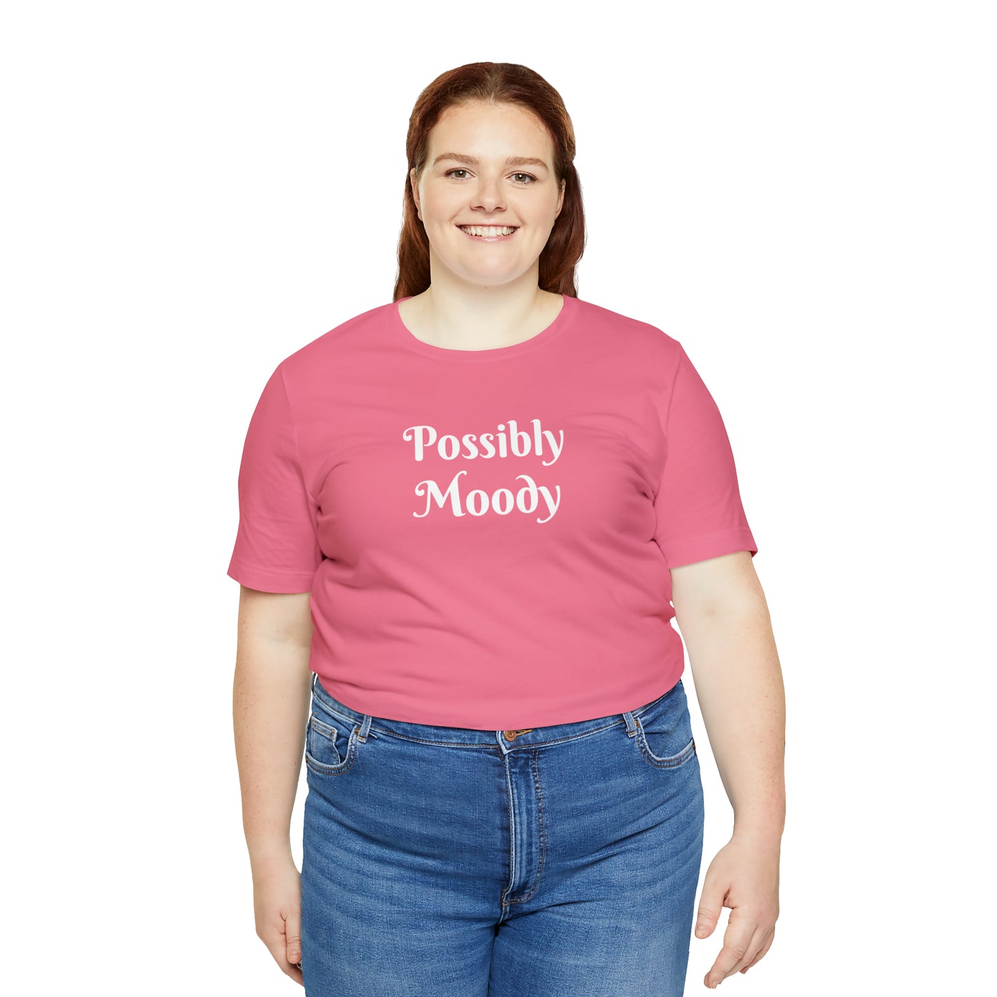 Possibly Moody Unisex Jersey Short Sleeve Tee 16 colors