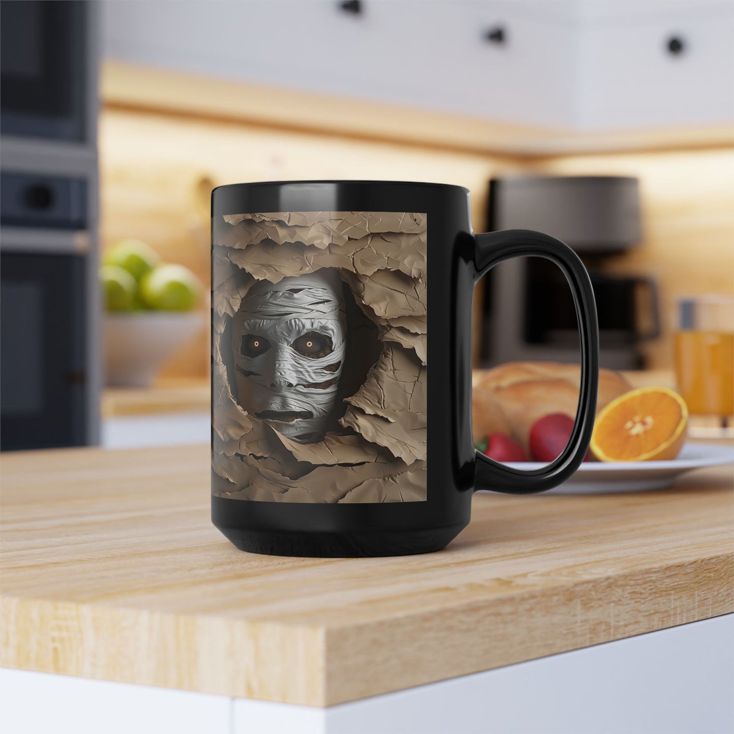 Mummy 7 Black Mug (15oz)