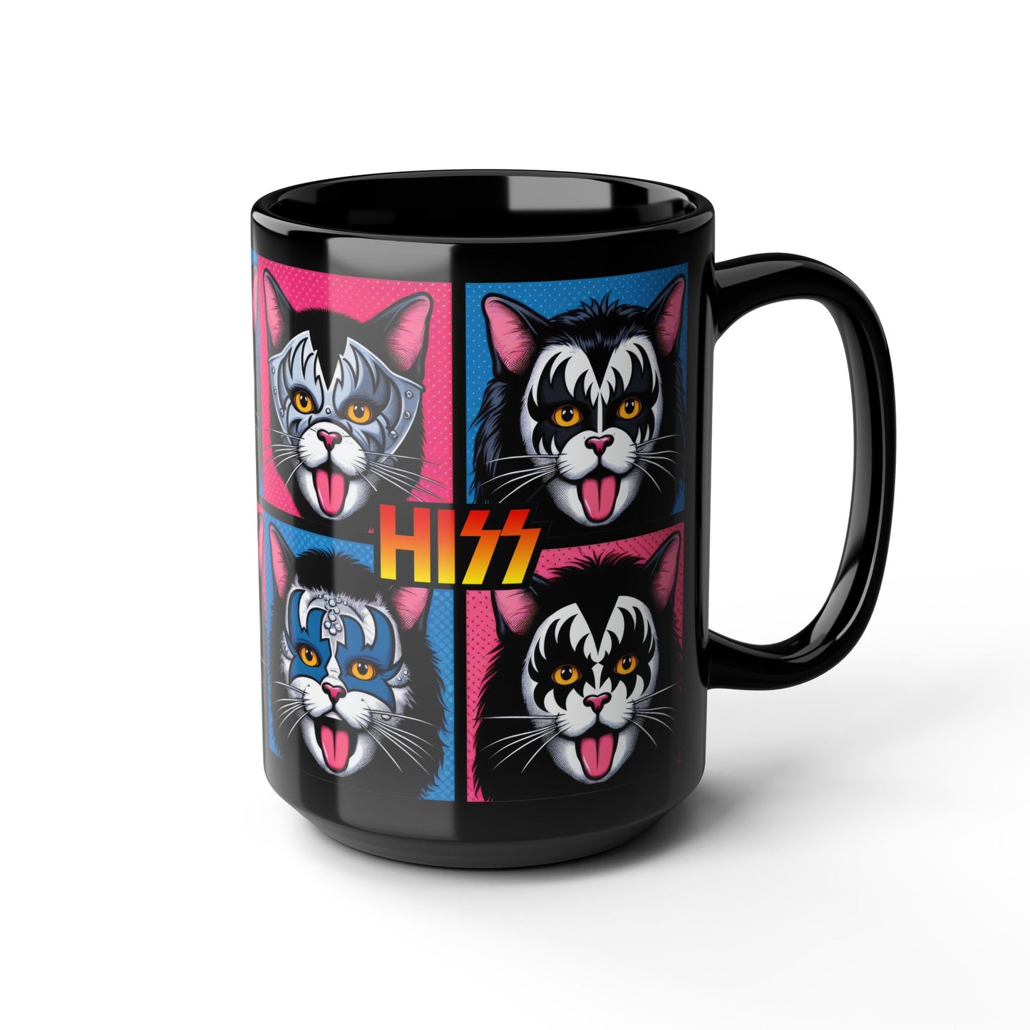 HISS 2 Black Mug (15oz)