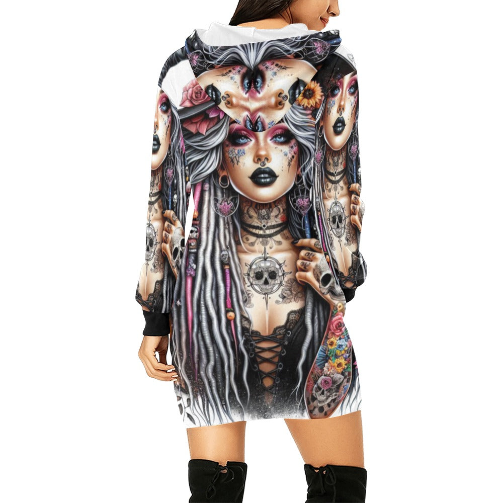 Witch Girl Hoodie Mini Dress