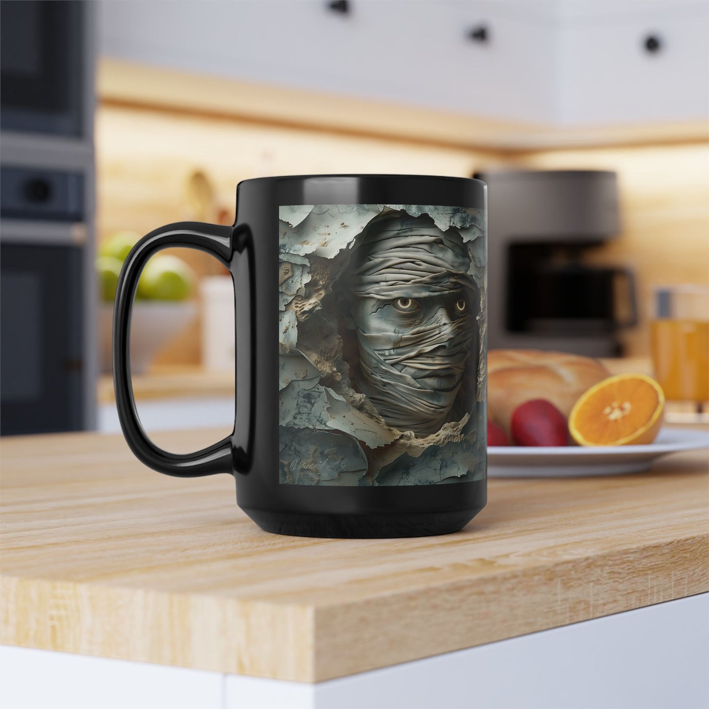 Mummy 3 Black Mug (15oz)