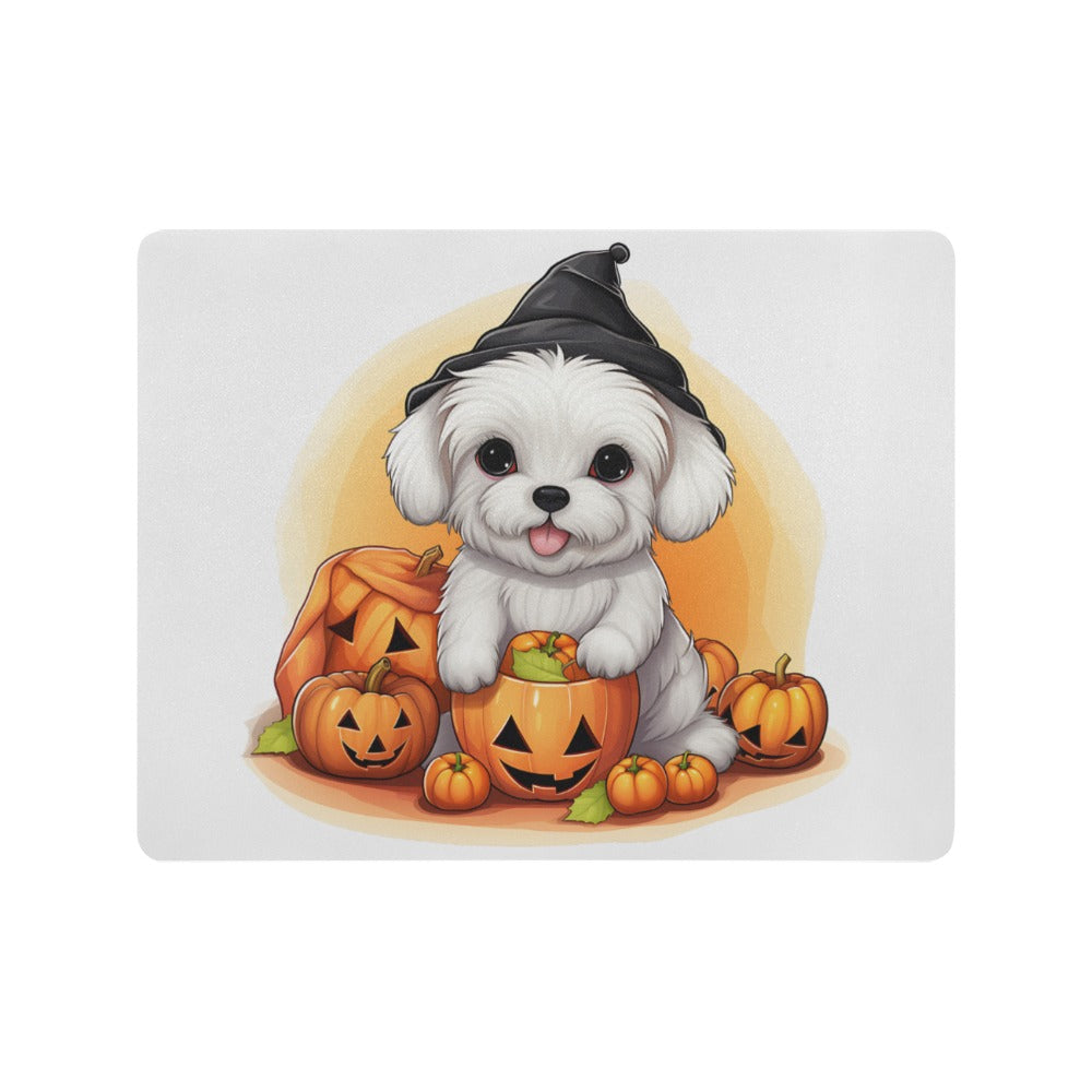 Maltese Halloween Mouse Pads