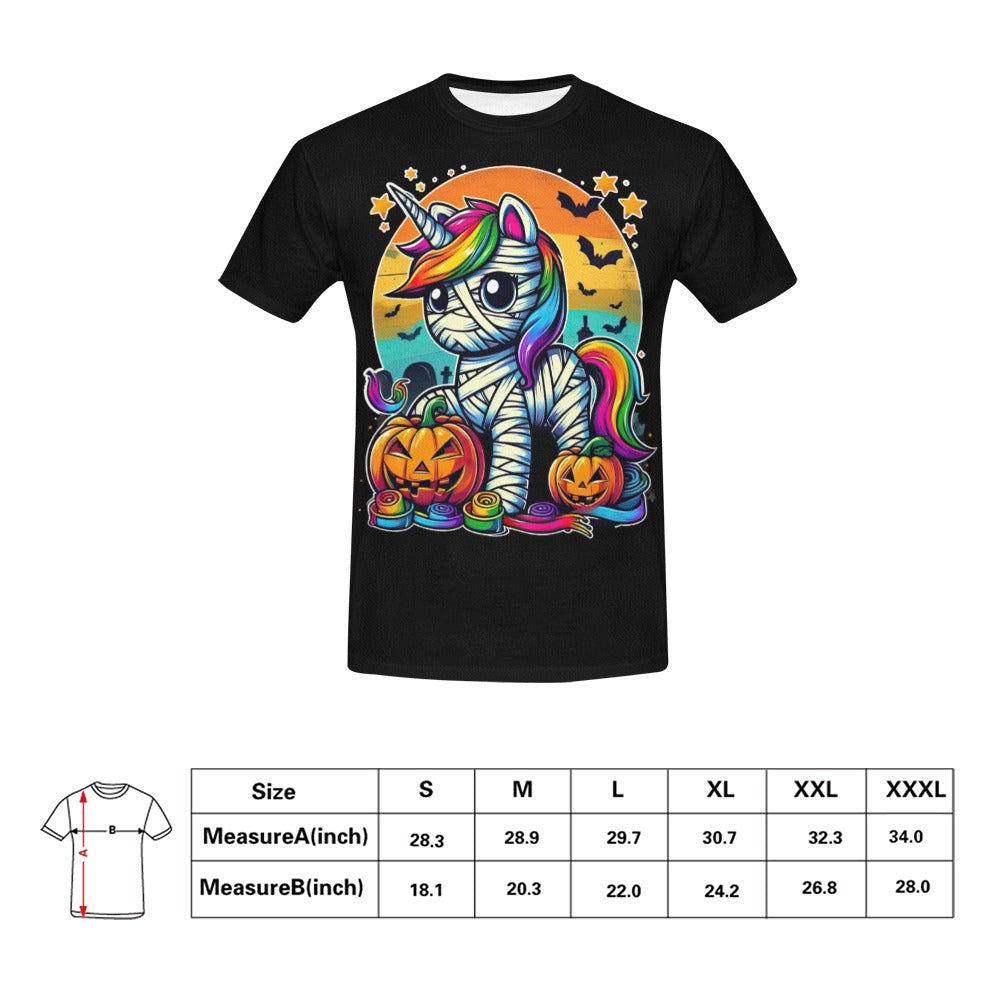 Mummy Unicorn Halloween  for Men (USA Size)