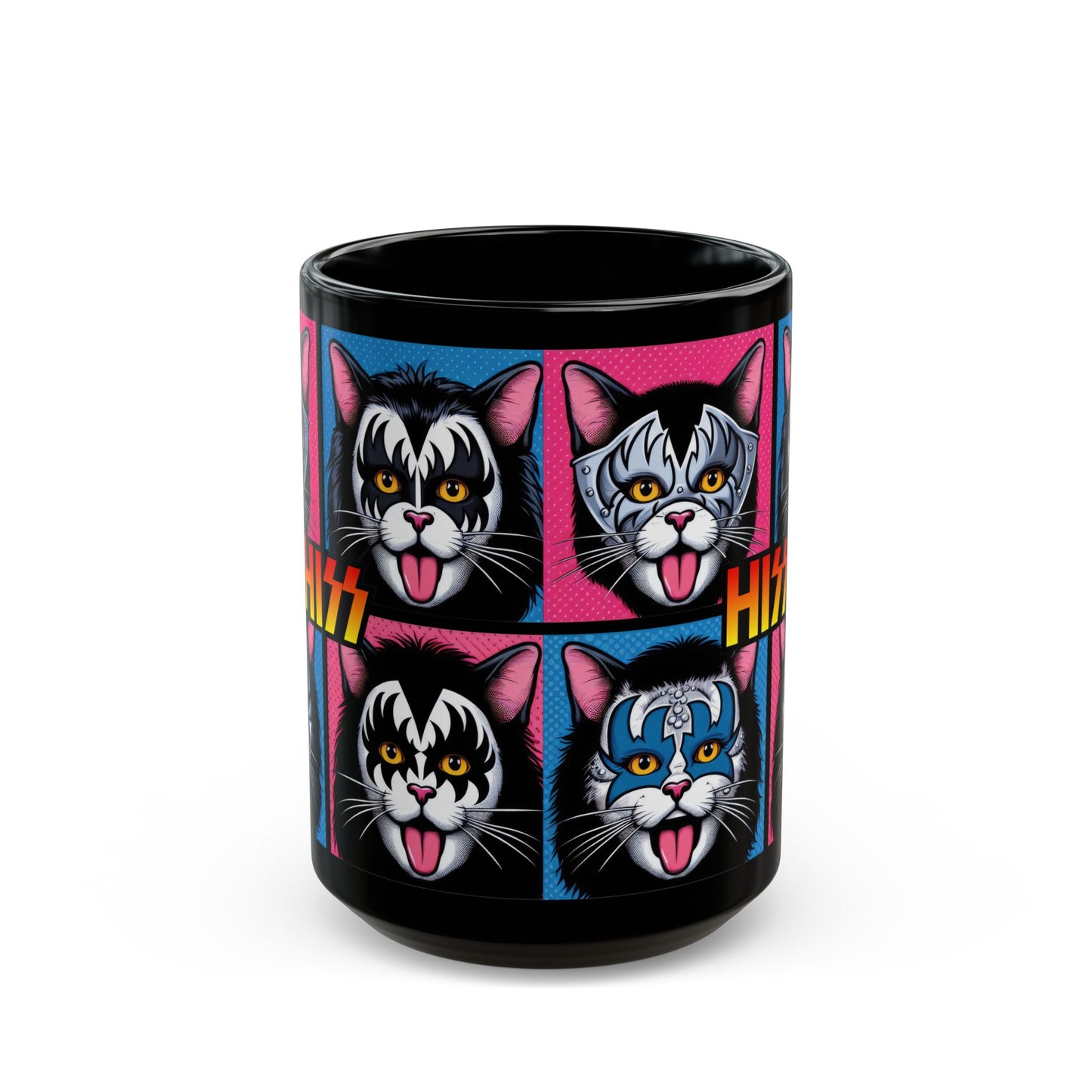 HISS 2 Black Mug (15oz)