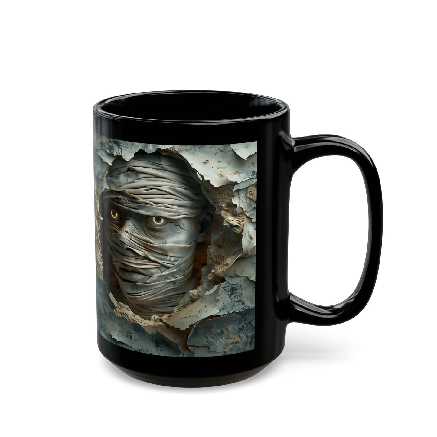 Mummy 3 Black Mug (15oz)