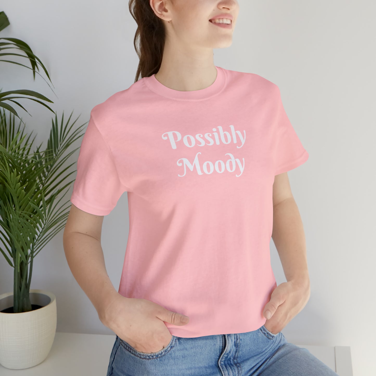 Possibly Moody Unisex Jersey Short Sleeve Tee 16 colors