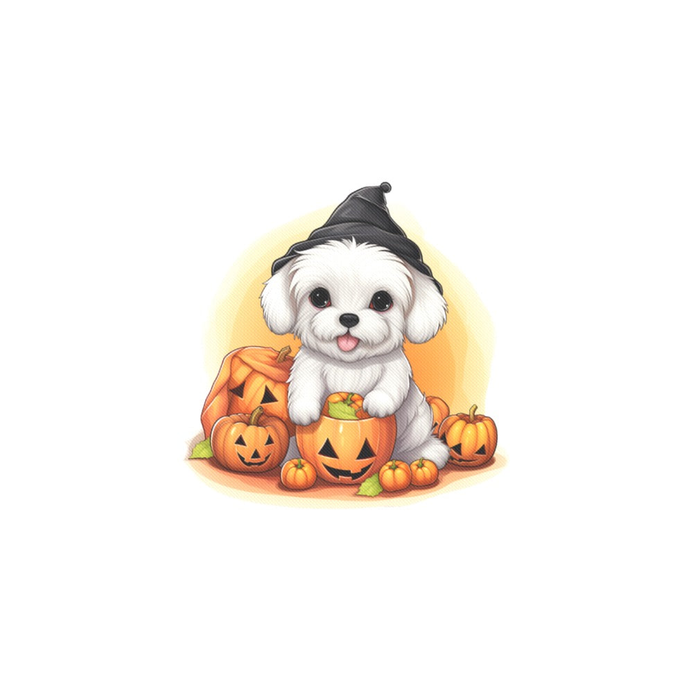 Maltese Halloween Mouse Pads