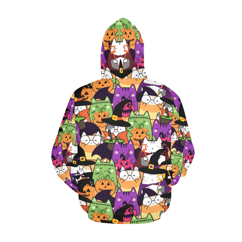 Halloween Cats  Hoodie for Women (USA Size)