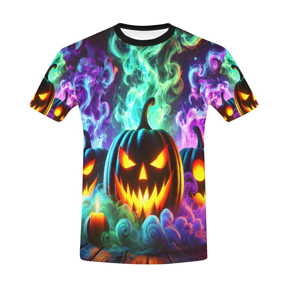 Colorful Pumpkins T-Shirt for Men (USA Size)