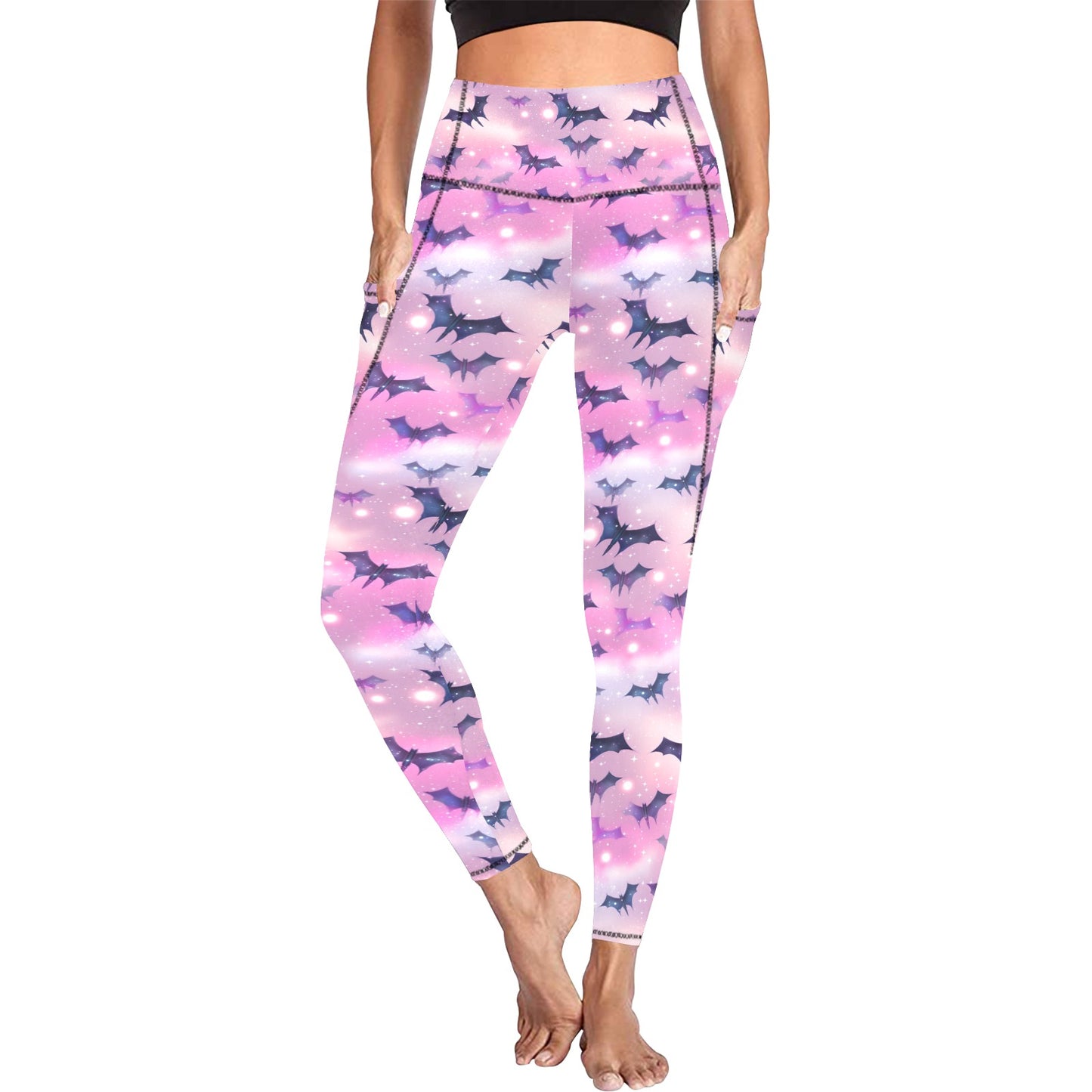 Pastel Halloween 2 Women's  Leggings with Pockets