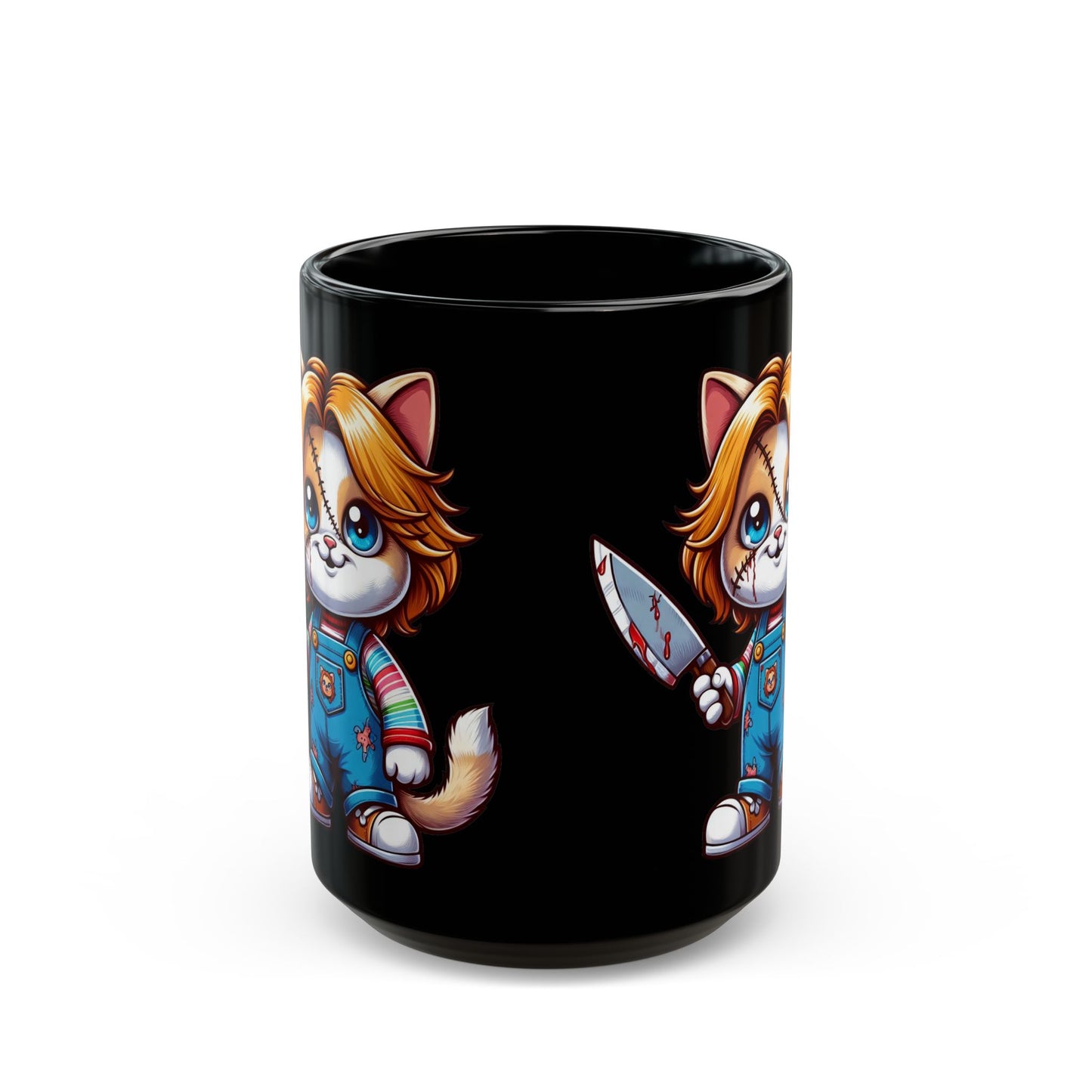 Cat Myers Black Mug (15oz)