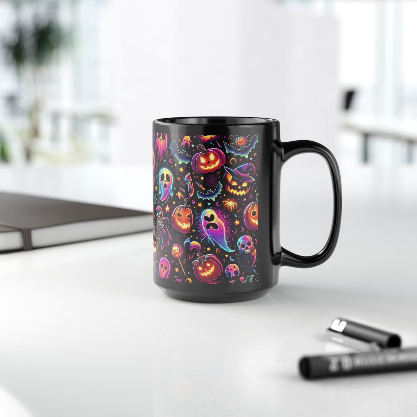 Halloweenish 2 Black Mug (15oz)