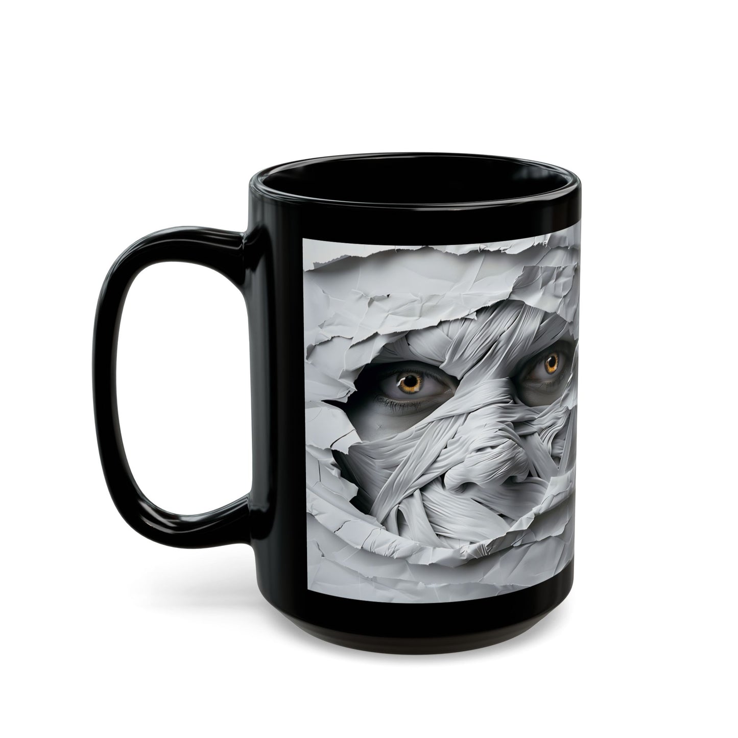 Mummy 5 Black Mug (15oz)