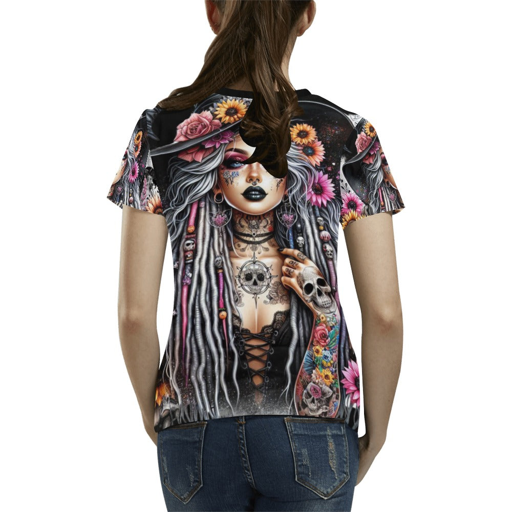 Witch Girl T-Shirt for Women (USA Size)