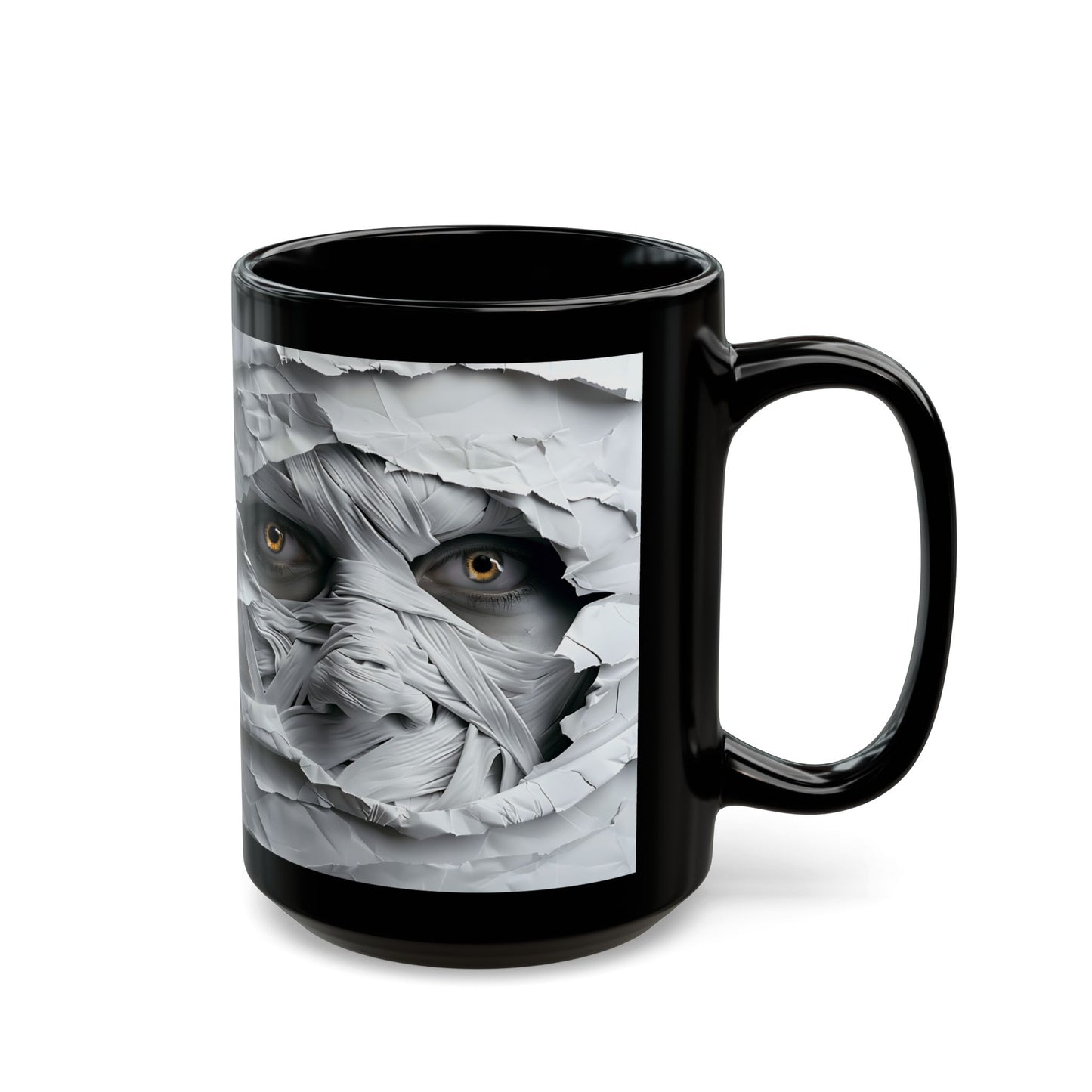 Mummy 5 Black Mug (15oz)