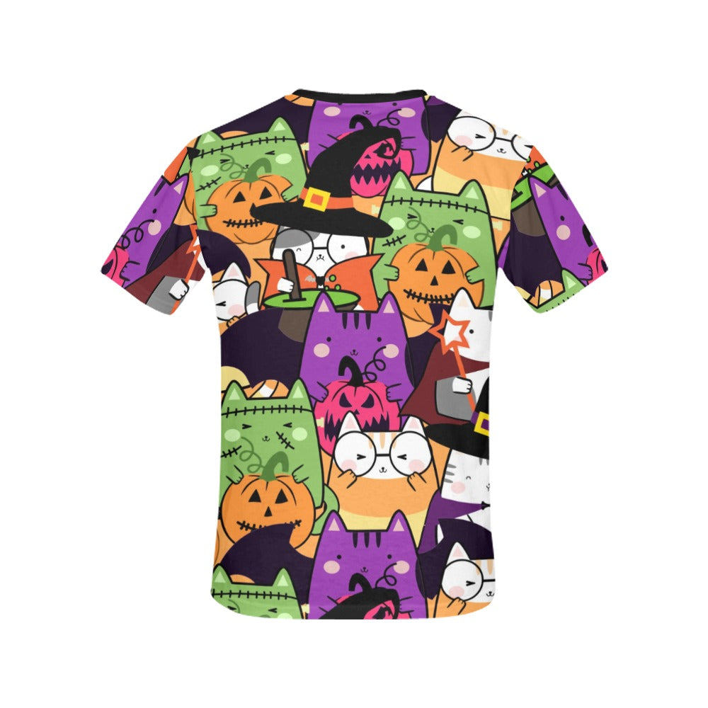 Halloween Cats  T-Shirt for Women (USA Size)