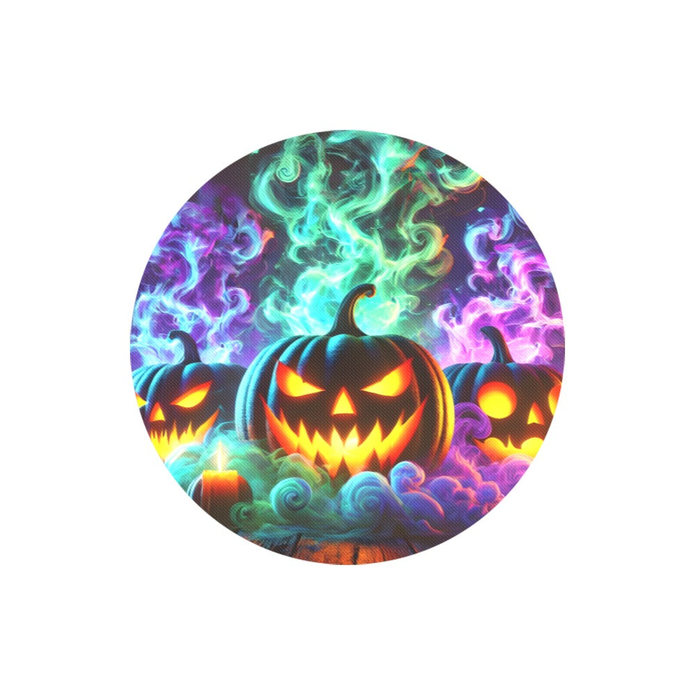 Colorful Jack O Lantern Mouse Pads