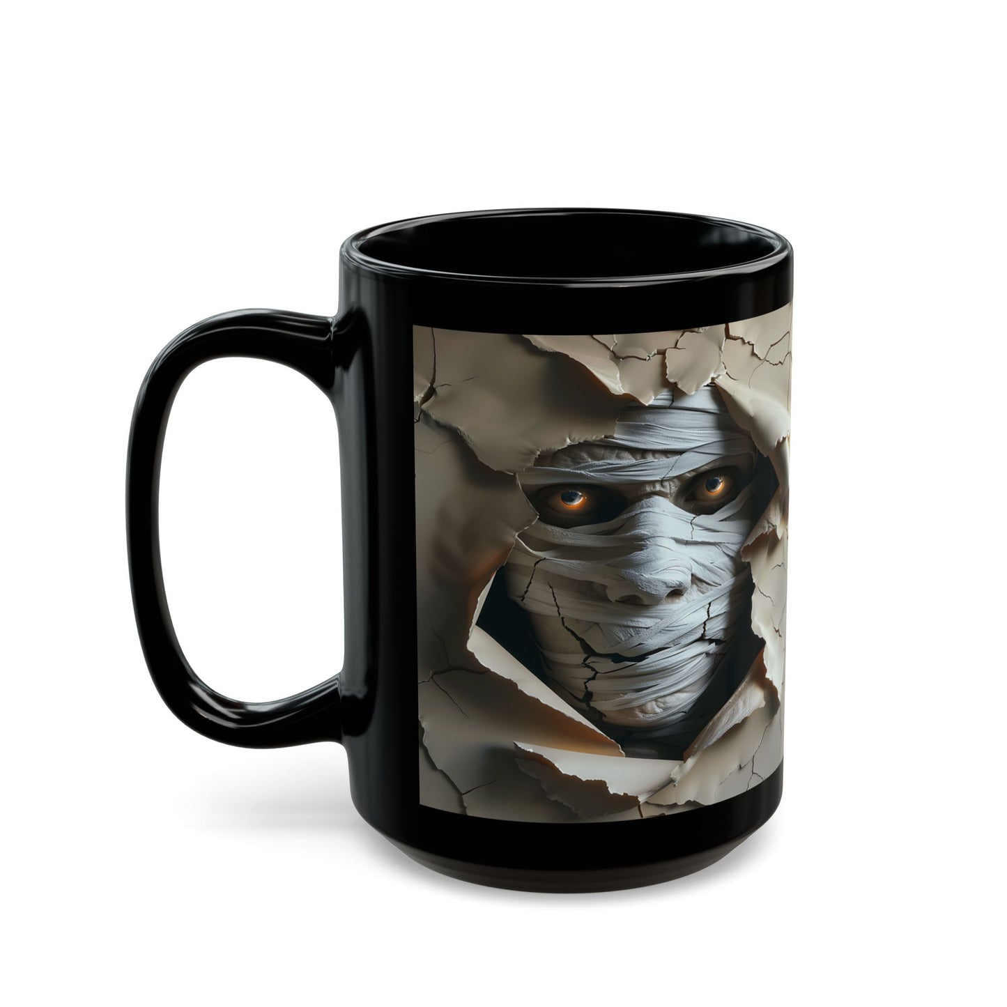 Mummy 4 Black Mug (15oz)