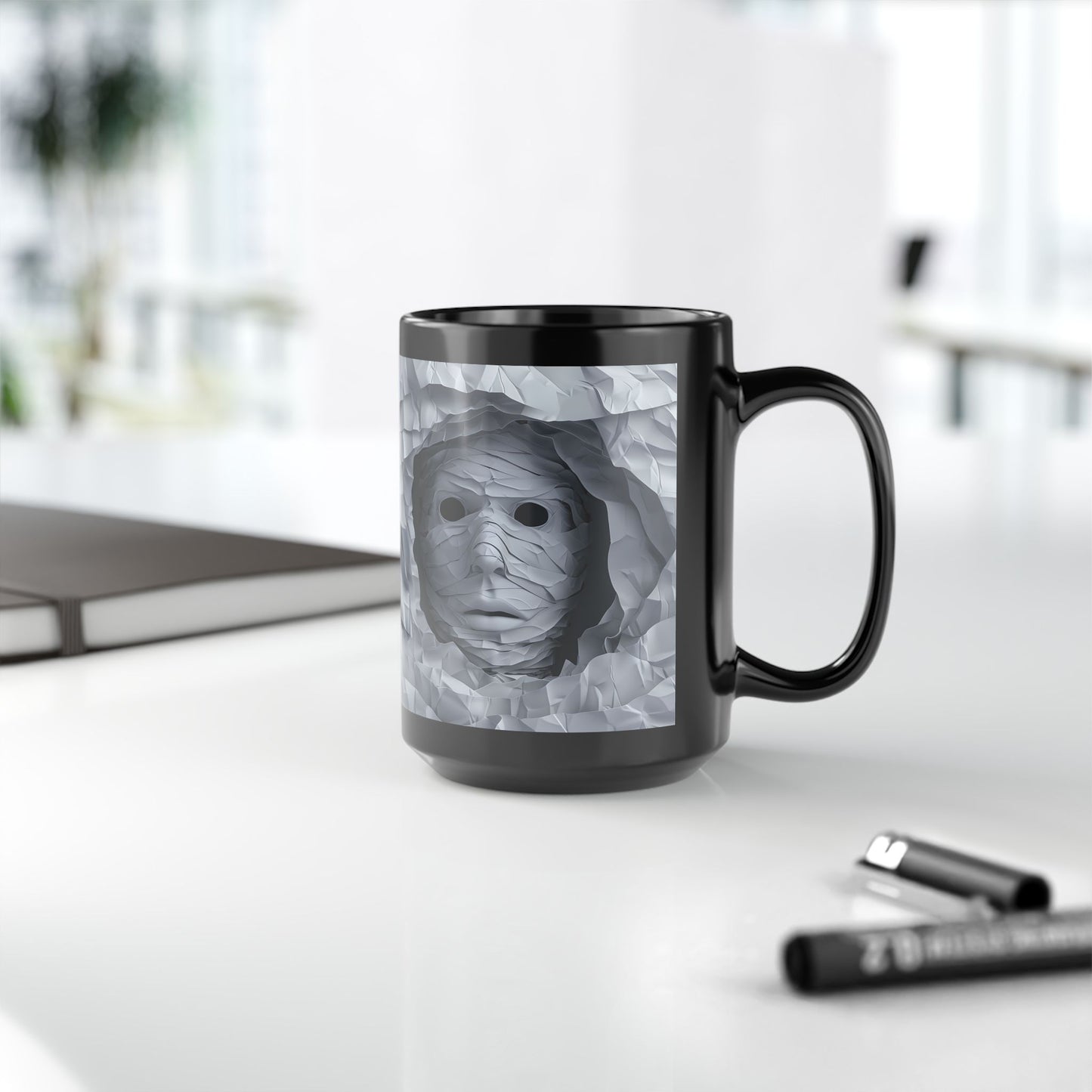 Mummy 6 Black Mug (15oz)