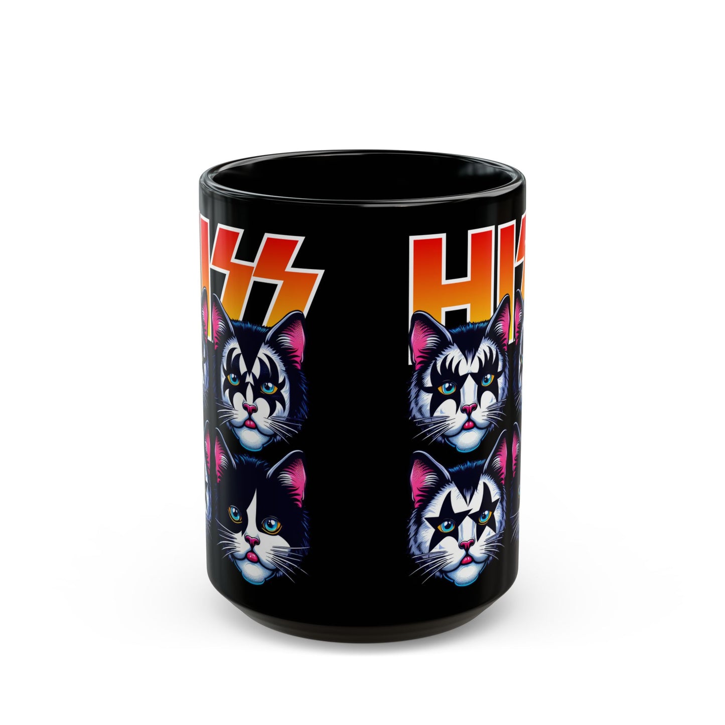 HISS Black Mug (15oz)