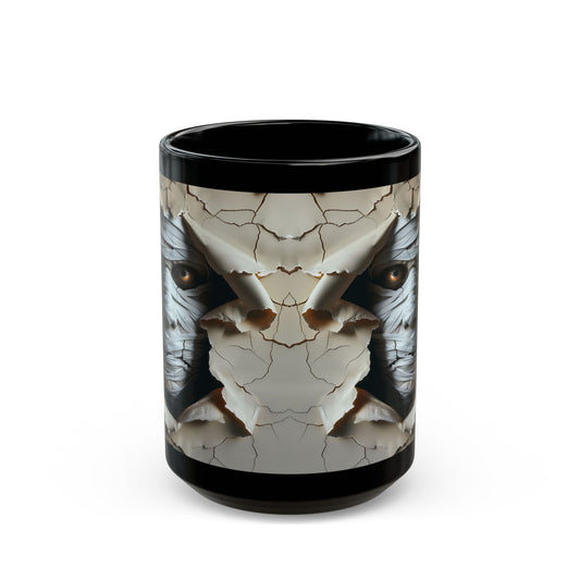 Mummy 4 Black Mug (15oz)