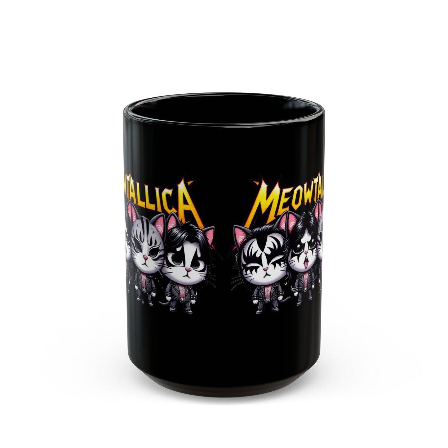 MeowTallica Black Mug (15oz)