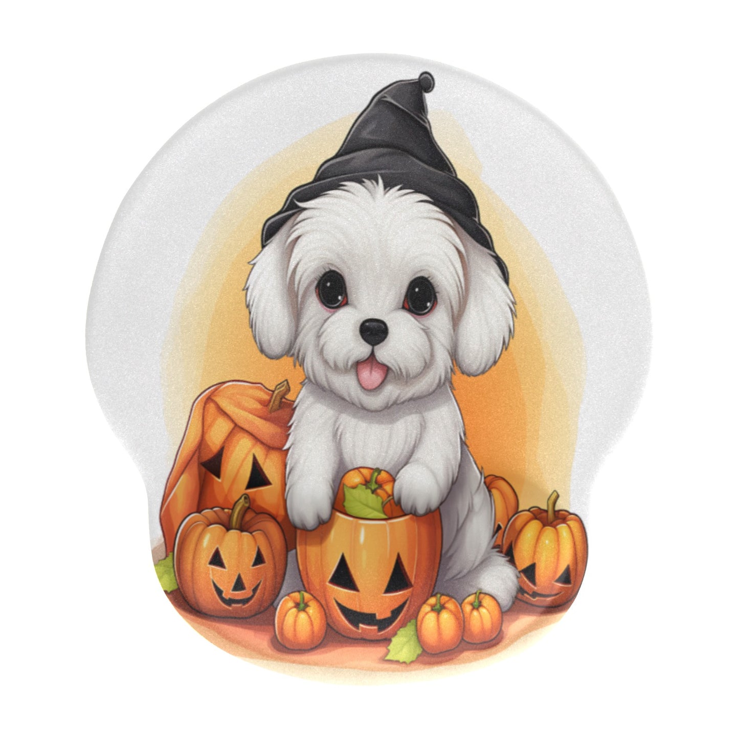 Maltese Halloween Mouse Pads