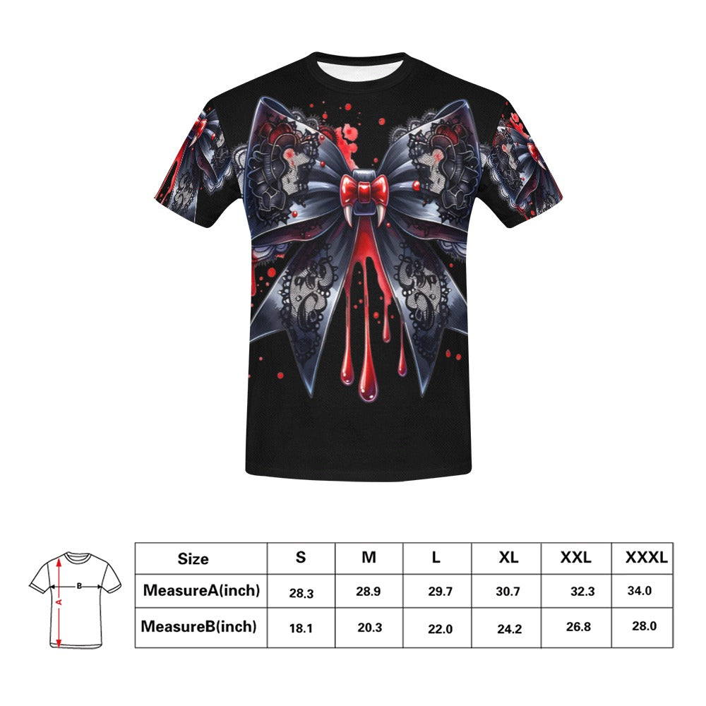 Bloody Bow T-Shirt for Men (USA Size)