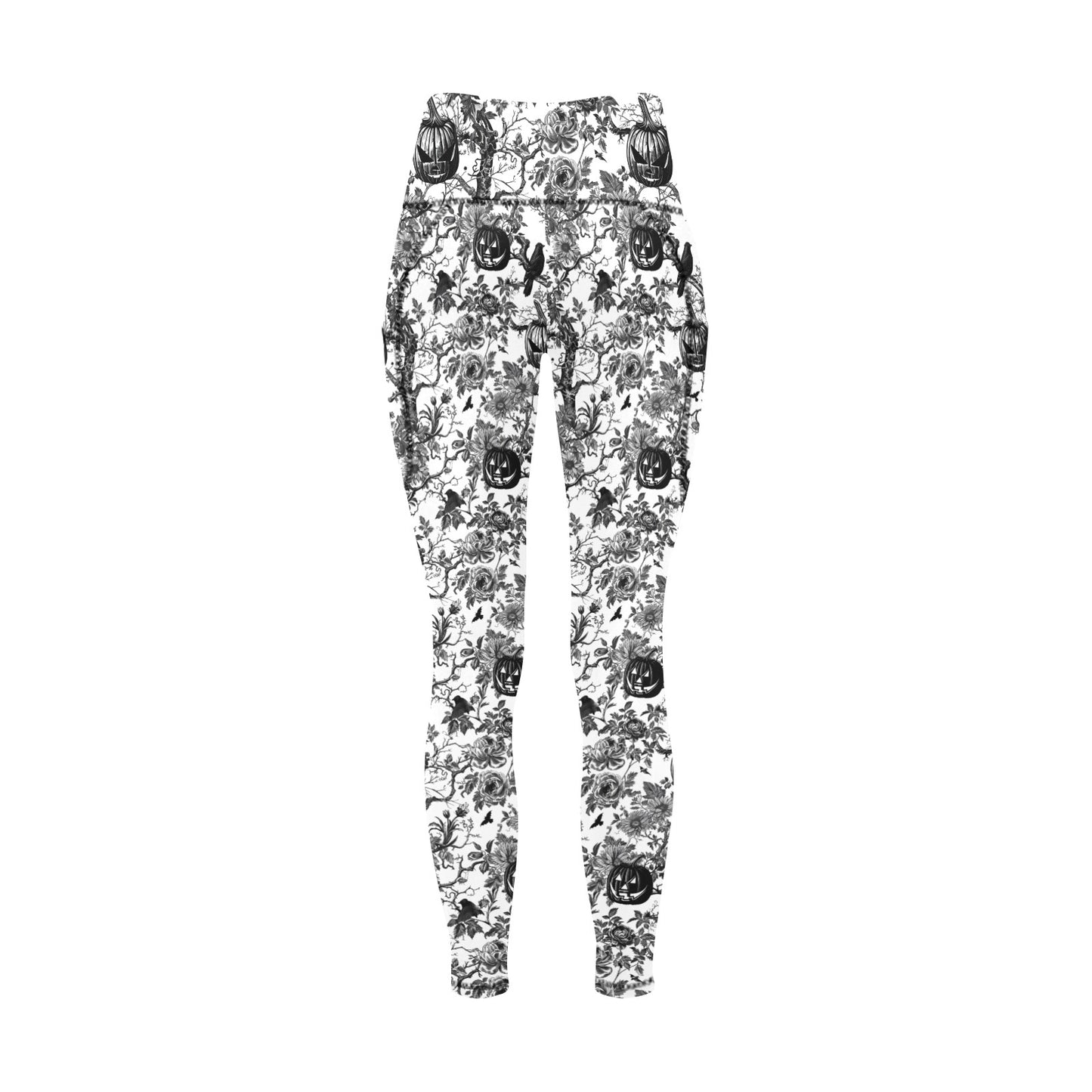 Halloween Time Again Women's  Leggings with Pockets