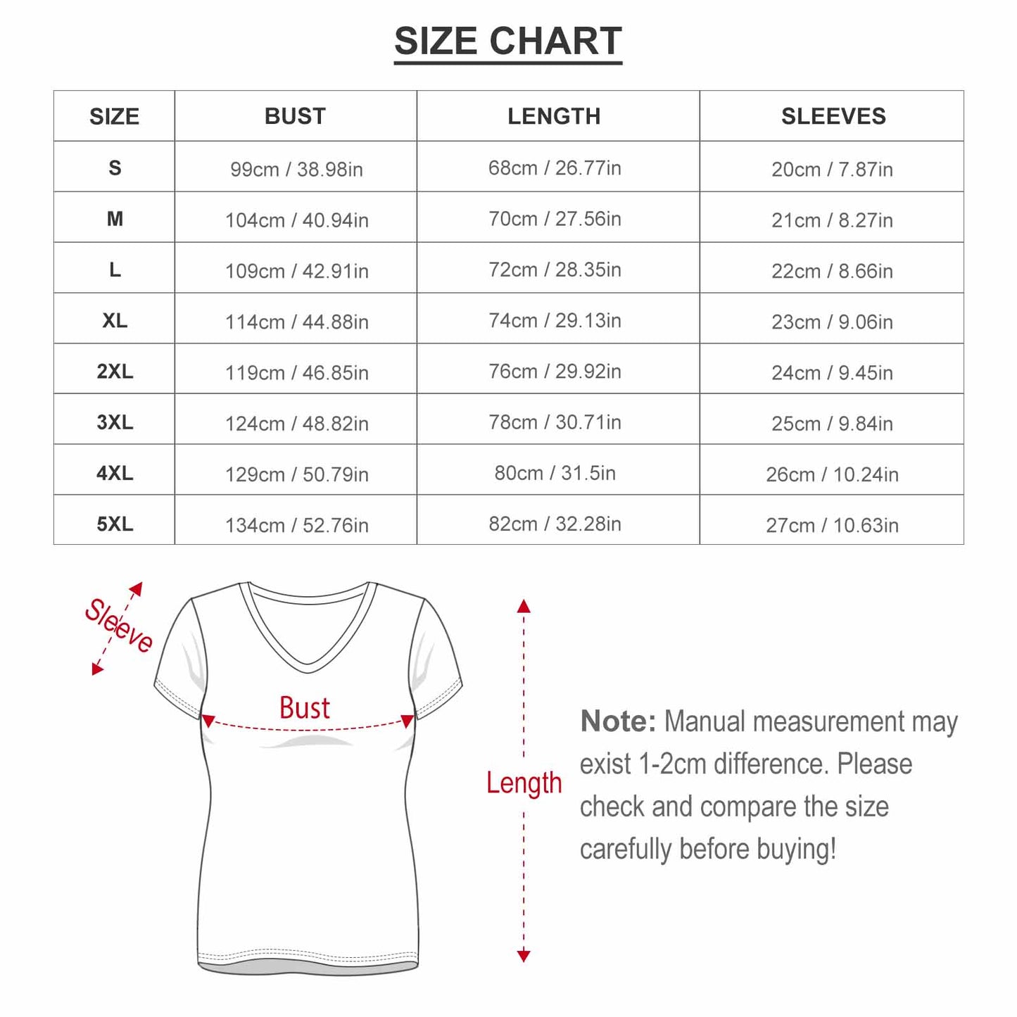 Witch Girl Short-Sleeve V-Neck T-Shirt