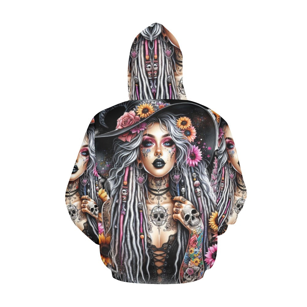 Witch Girl Hoodie for Women (USA Size)