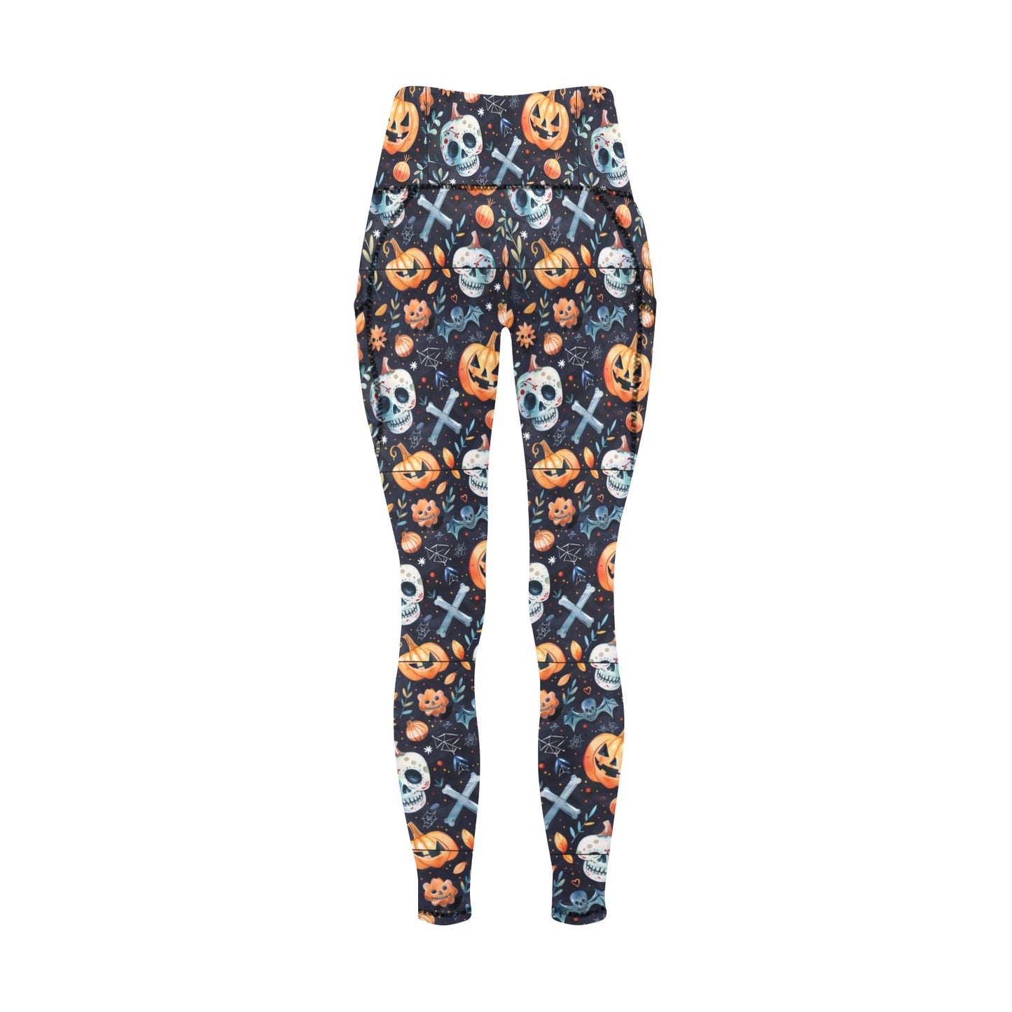 Halloween Time 3 Women's  Leggings with Pockets