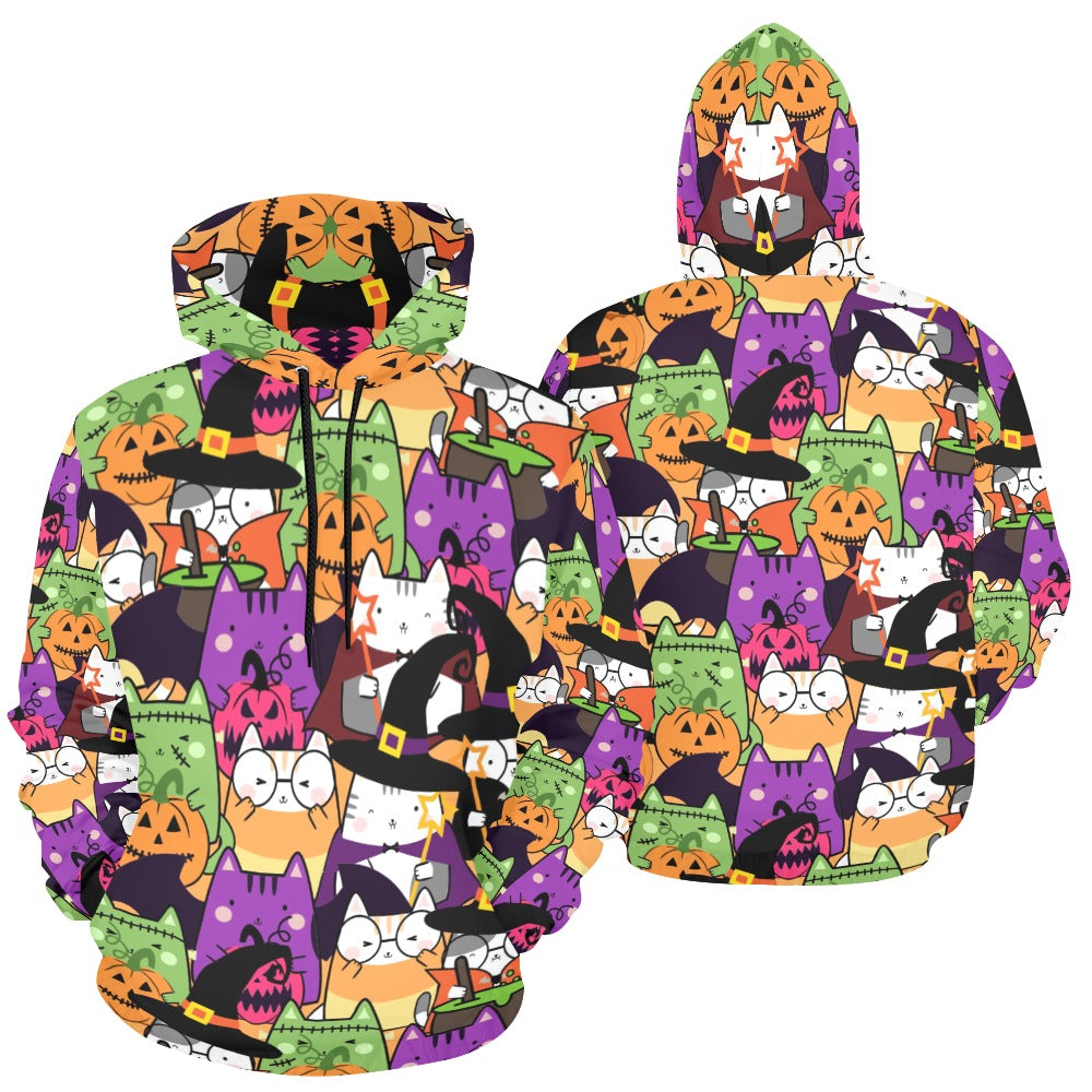 Halloween Cats  Hoodie for Women (USA Size)