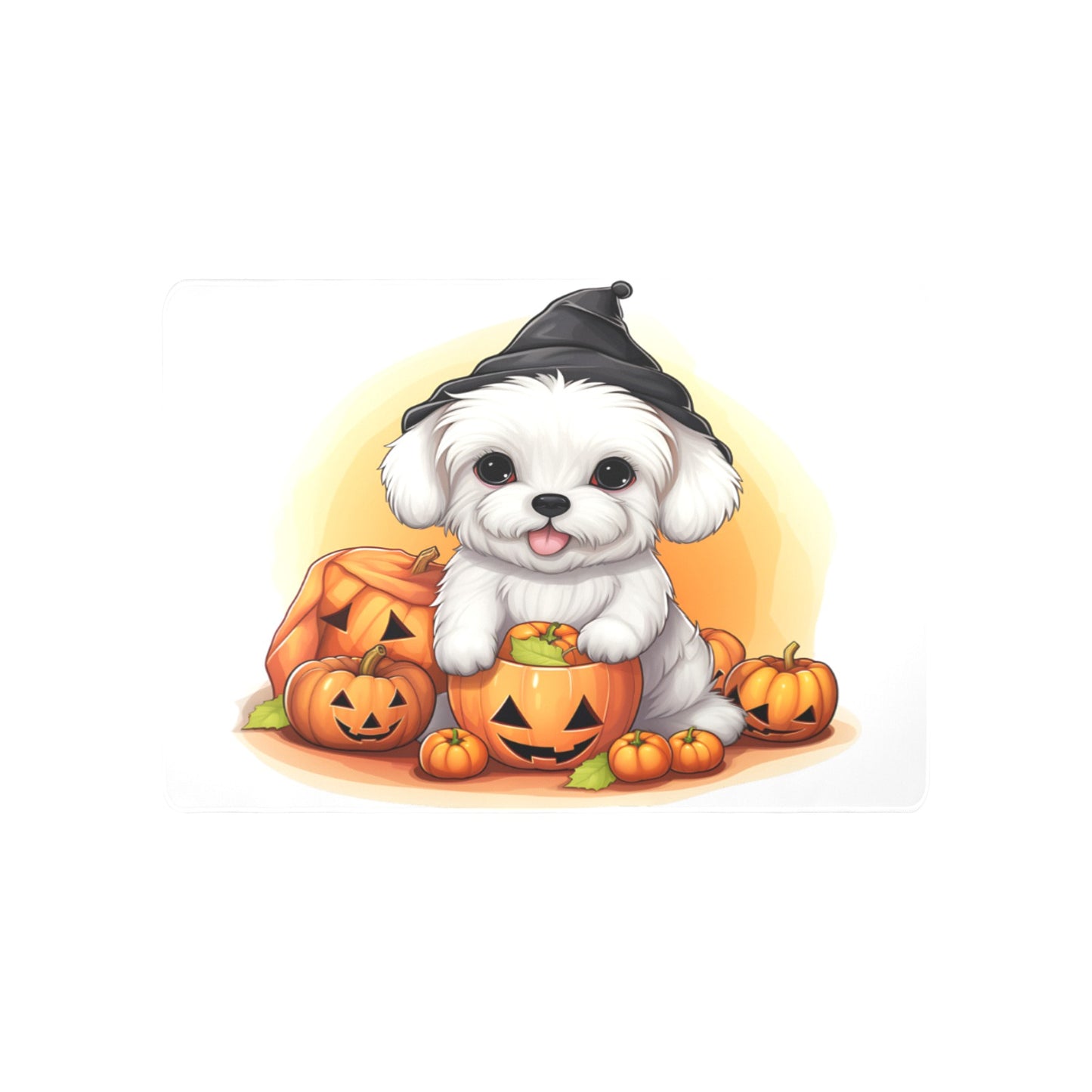 Maltese Halloween Mouse Pads