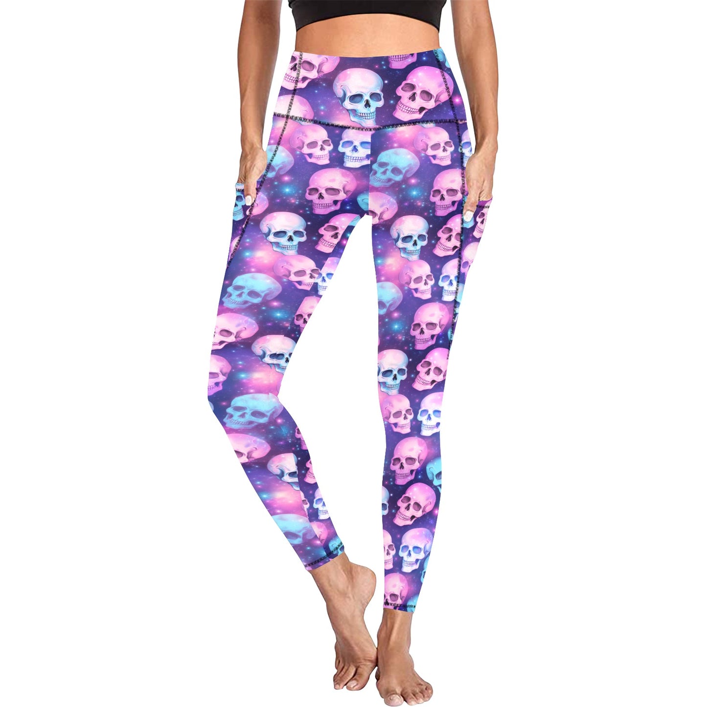 Pastel Halloween 5 Women's  Leggings with Pockets